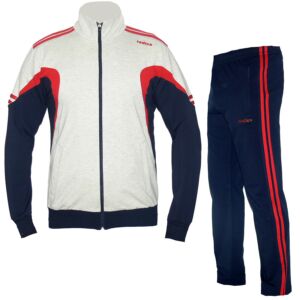 Мъжки спортен екип REDICS, тъмно син със сиво и червено