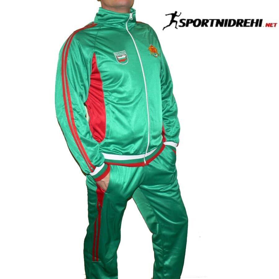 Мъжки спортен екип БЪЛГАРИЯ, бяло, зелено, червено - Image 3