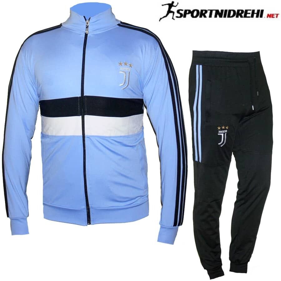 Мъжки футболен екип FC JUVENTUS, светлосин с черно