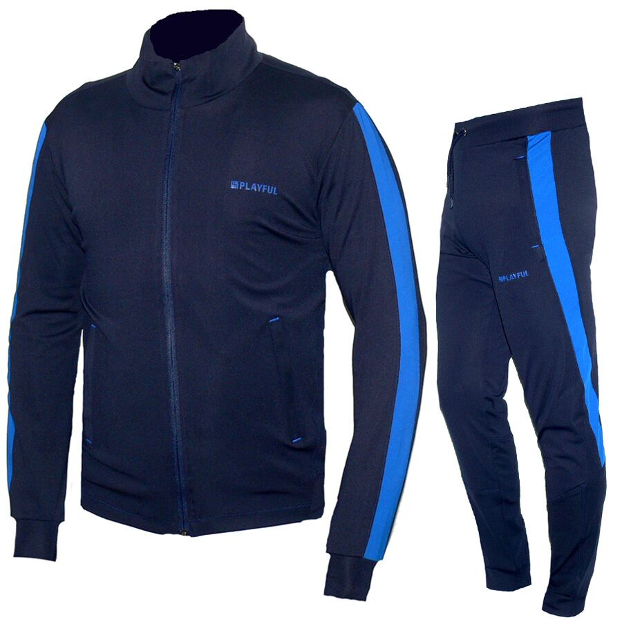 Мъжки футболен екип PLAYFUL, тъмно син