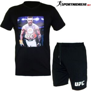 Летен спортен екип JUST, черен