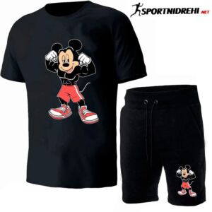 Летен спортен екип JUST, черен