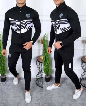 Мъжки футболен екип FC MANCHESTER CITY, черен с бяло