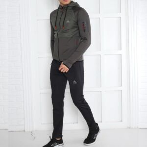 Мъжки спортен екип AIR NEO, зелено и черно