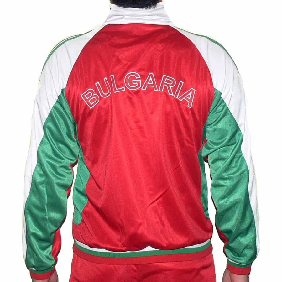 Мъжки спортен екип БЪЛГАРИЯ, бяло, зелено, червено - Image 3