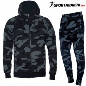 Спортен екип UFC, тъмно син с червено