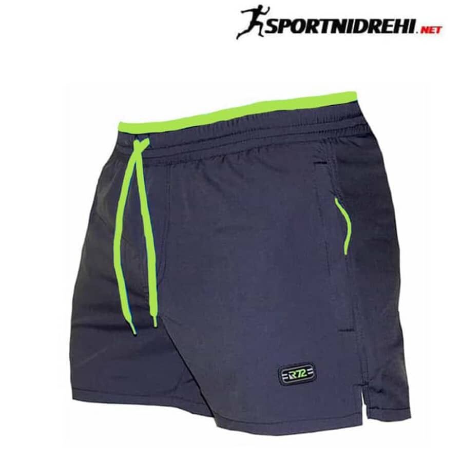 Мъжки бански RAYMOND 1154, тъмносини с електриковозелено